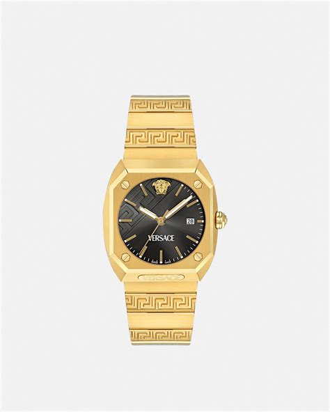 versace antares|Antares Watch Black,Gold .